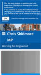 Mobile Screenshot of chrisskidmore.com